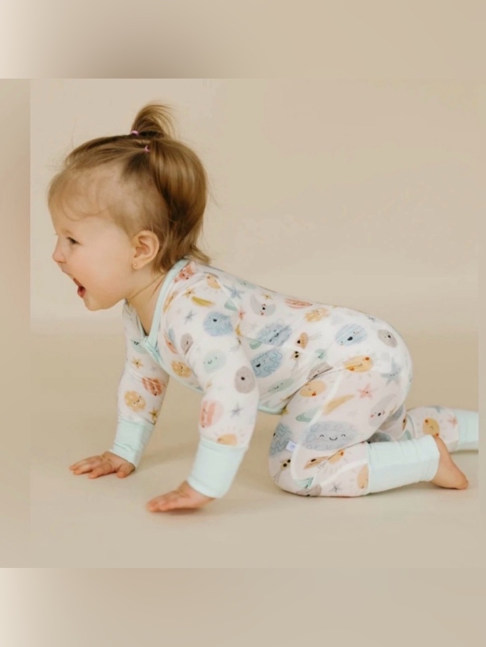 Tiny Jams Bamboo Space Pajamas Sz 2T